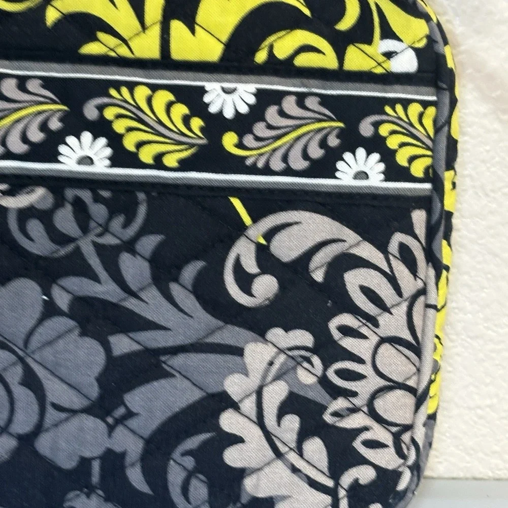 Vera Bradley Tablet Tech Kindle‎ iPad Mini Sleeve Quilted Yellow Black White